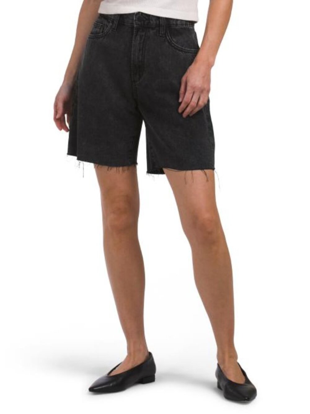 JOE'S Easy Bermuda Shorts With Cut Hem